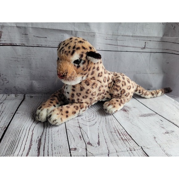 GOFFA Realistic Looking Jaguar Leopard cat 20" foot to tail - Picture 1 of 9